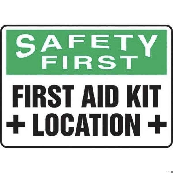 Accuform OSHA SAFETY FIRST SAFETY SIGN FIRST MFSD915XP MFSD915XP - main